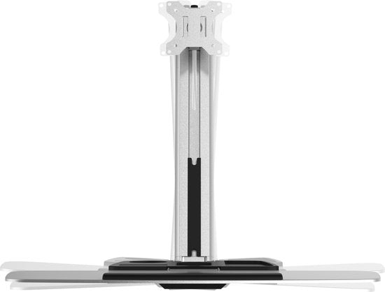 Sitz-Steh-Arbeitsplatz - Monitorhalterung mit Tastatur - Arbeitsstation