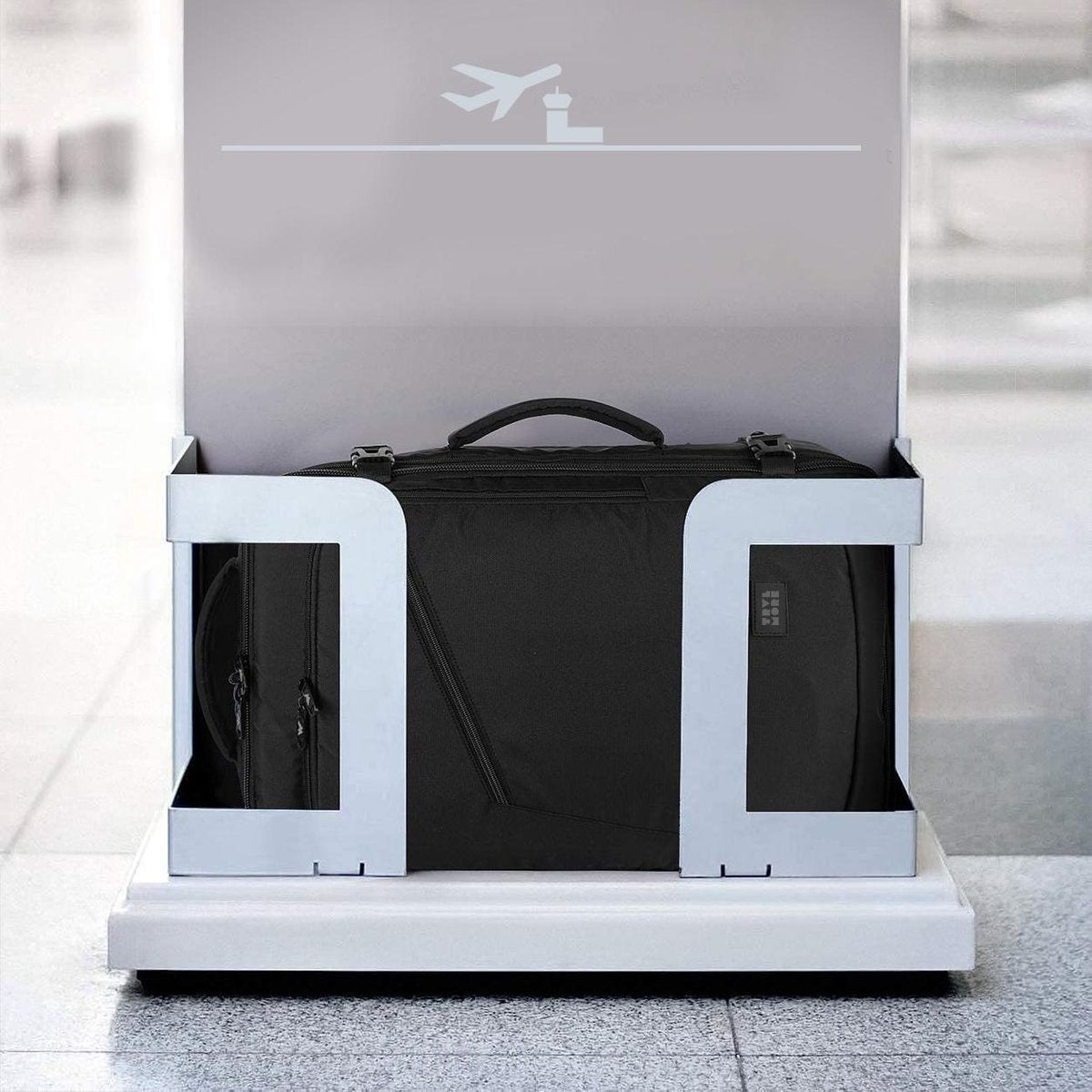 TRVLMORE Reisetasche - 40L - Rucksack - Handgepäck Wochenendtasche - Rucksack - Spritzwassergeschützt Schwarz