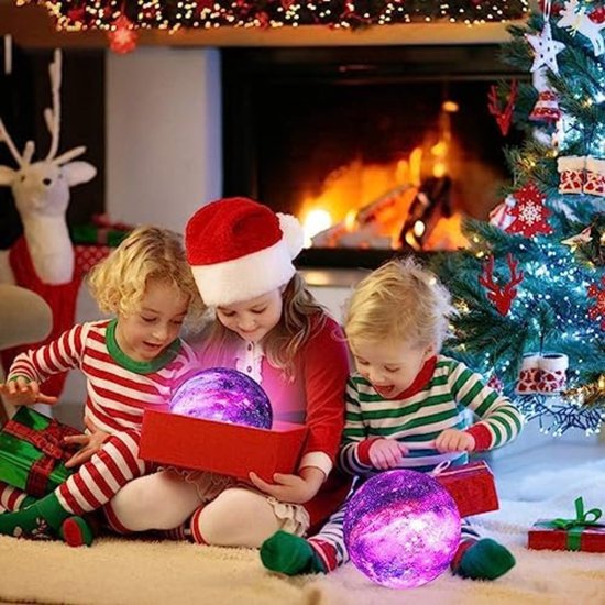 Mondlampe - 15 CM - Lila - 18x15x15 cm