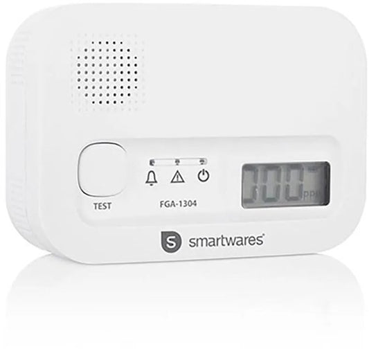 Smartwares FGA-13041 – Kohlenmonoxidmelder (CO-Melder) – 85 dB – Lebensdauer 10 Jahre – BSI-zertifiziert