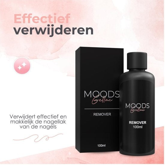 Moods Gellac Remover - Gelpoliermittel-Entferner - 100 ml
