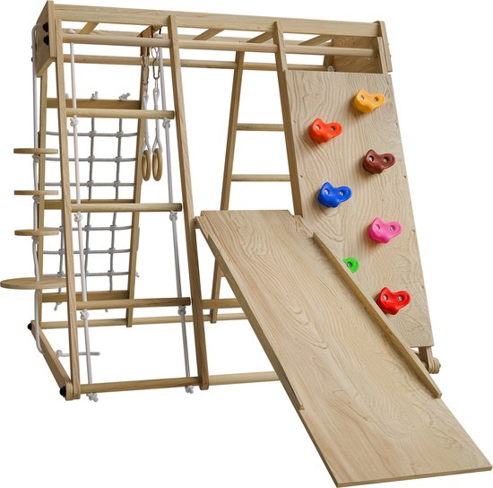 Maxi-Kinderspielplatz - Mit Rutsche - Natürliche Spielgeräte