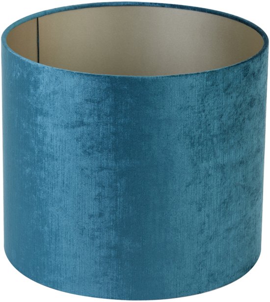Licht & Wohnen - Lampenschirm GEMSTONE - Ø25x18cm - Blau