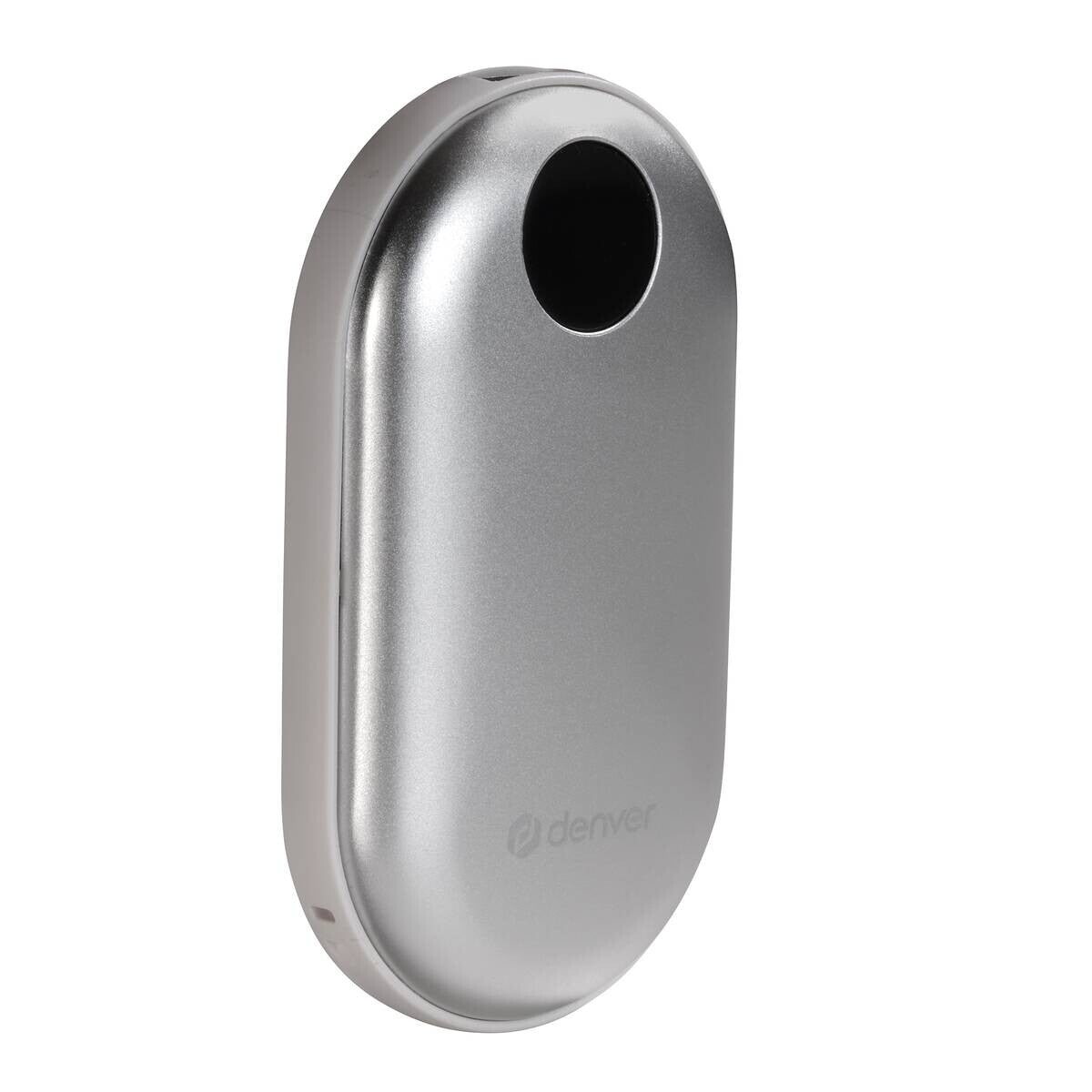 Denver Powerbank mit Handwärmer 2-in-1 PBH-4003S – Silber – 4000 mAh