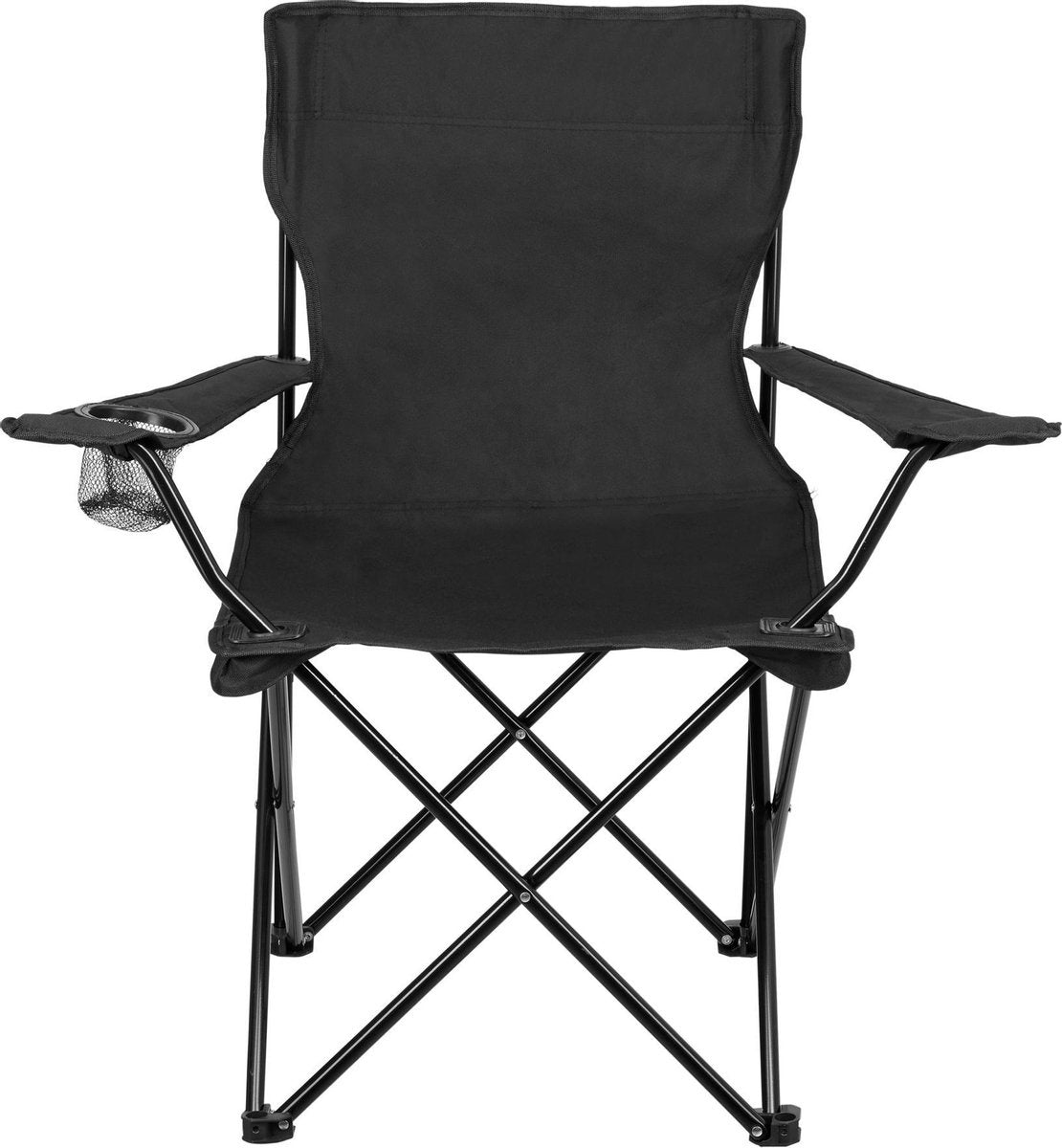 tectake - Satz von 2 Campingstühlen - Gil schwarz - 403875