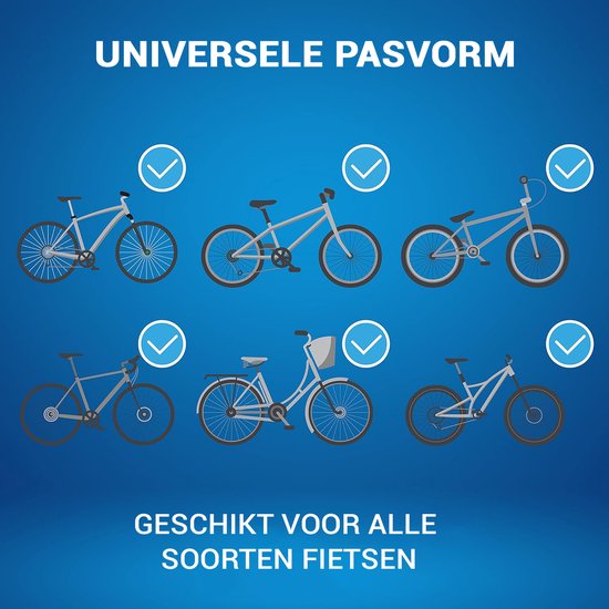 NEXTCOVER® Universal-Sattelüberzug Fahrrad 2er-Set - 100% wasserdichter Sattelüberzug - Sattelüberzug Regen oder Sonnenschein mit UV-Schutz