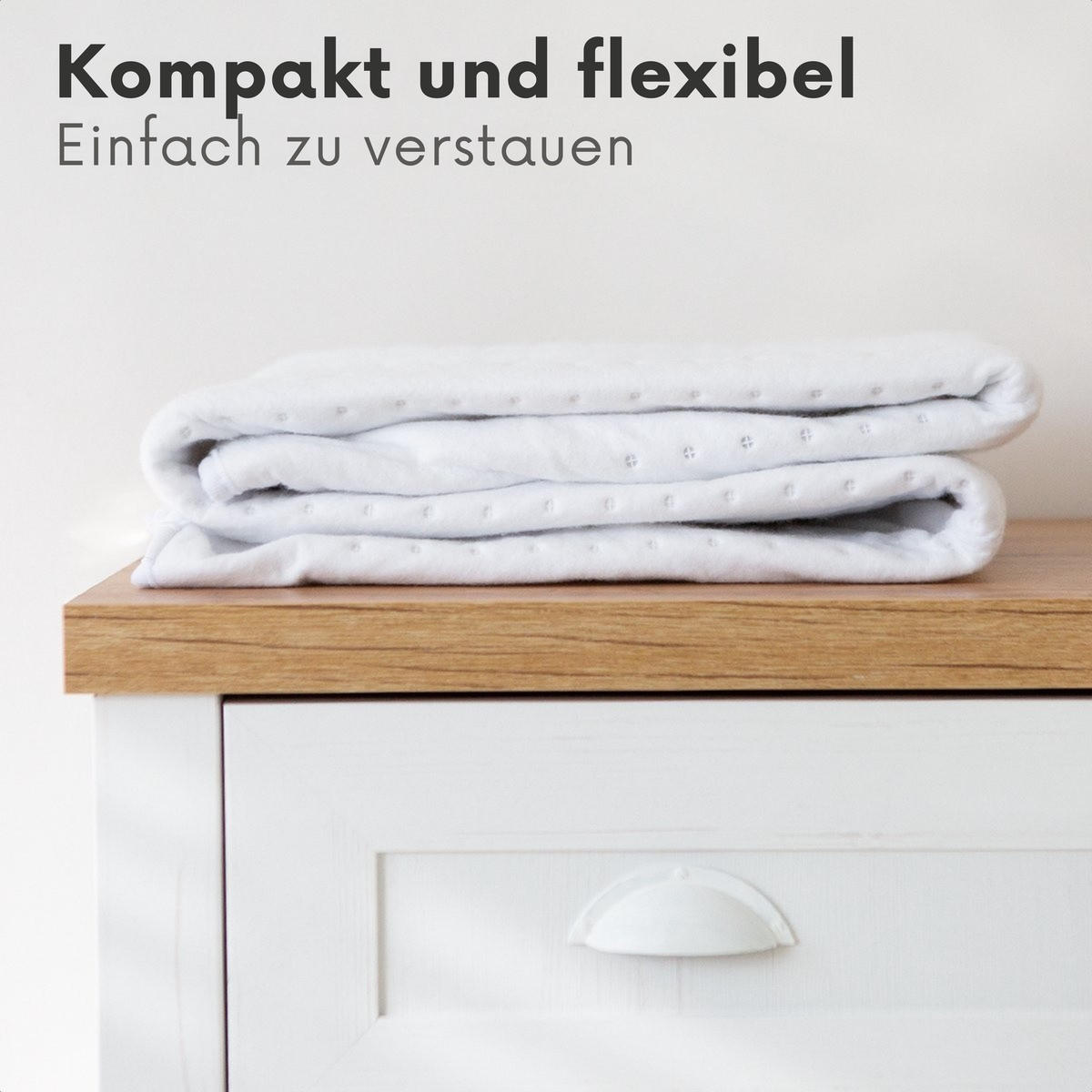 Auronic Elektrische Heizdecke - 1 Person - 150x80cm - Weiß
