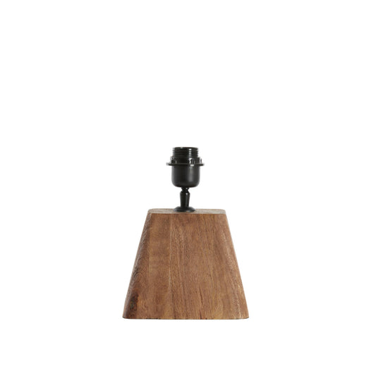 Kardan-Lampenfuß – Holz – 18 x 13 x 15 cm – Braun