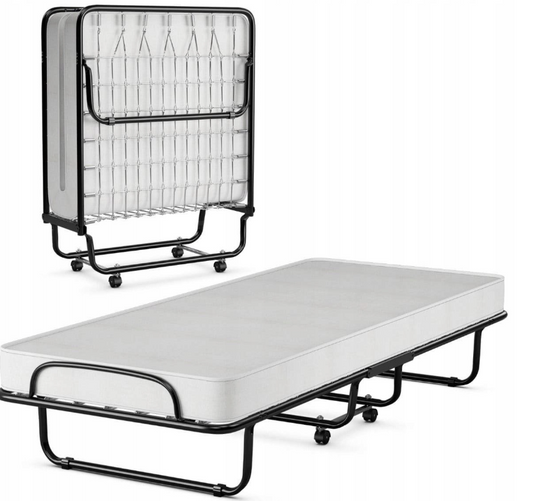 costway Metall-Klappbett - einzeln - mit Matratze