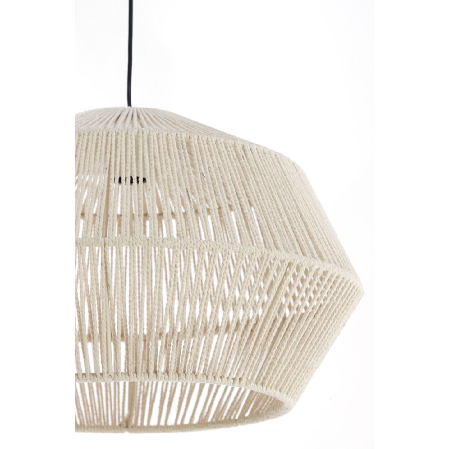 Light & Living Deya Hängeleuchte Creme – Ø 49 x 30 cm – Metall