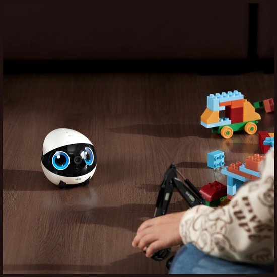 Enabot Air 2 Plus – Intelligenter Begleitroboter – 3K-HD-Kamera – Doppelte Kommunikation – Weiß