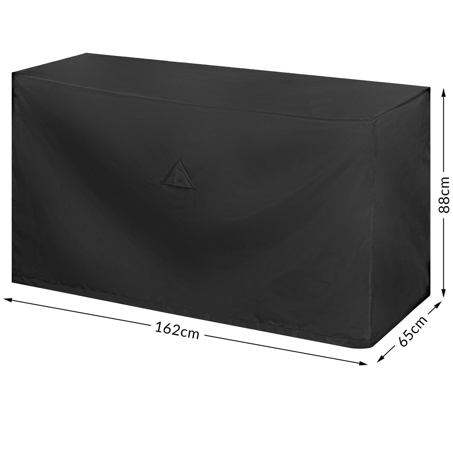 Casaria Gartenbank Picknicktisch - 153x57x90 cm - Eukalyptusholz FSC®-zertifiziert mit anthrazitfarbenem Bezug