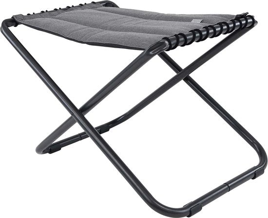 Crespo – Fußhocker für Liege – AP/306 – Tex-Comfort – Hellgrau