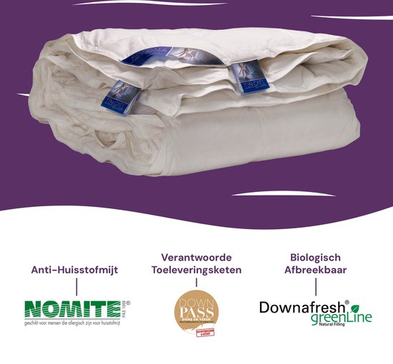 Ten Cate Duvet - Duvet 240x200 - Duvet - Duvets - 4 Season Duvet 240 x 200 - 60% Duck Down - Sommer & Winter Duvet