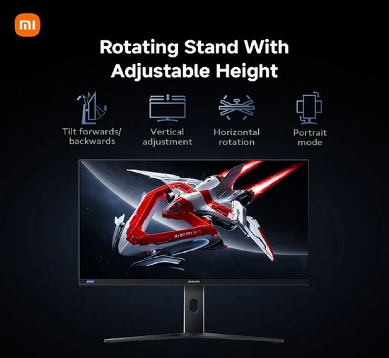 Xiaomi G Pro 27i – QHD-Gaming-Monitor – IPS – 180 Hz – Silber