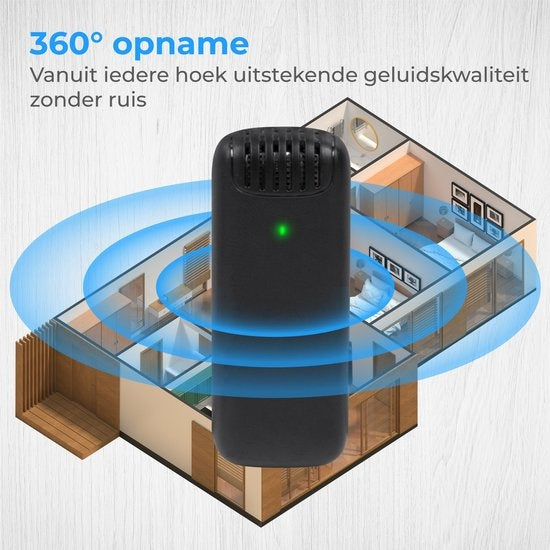 Nuvance - Drahtloses Mikrofon - 2 Stück mit Ladekoffer - Tie Pin Mikrofon - Usb C - Lavelier Mikrofon - Plug & Play