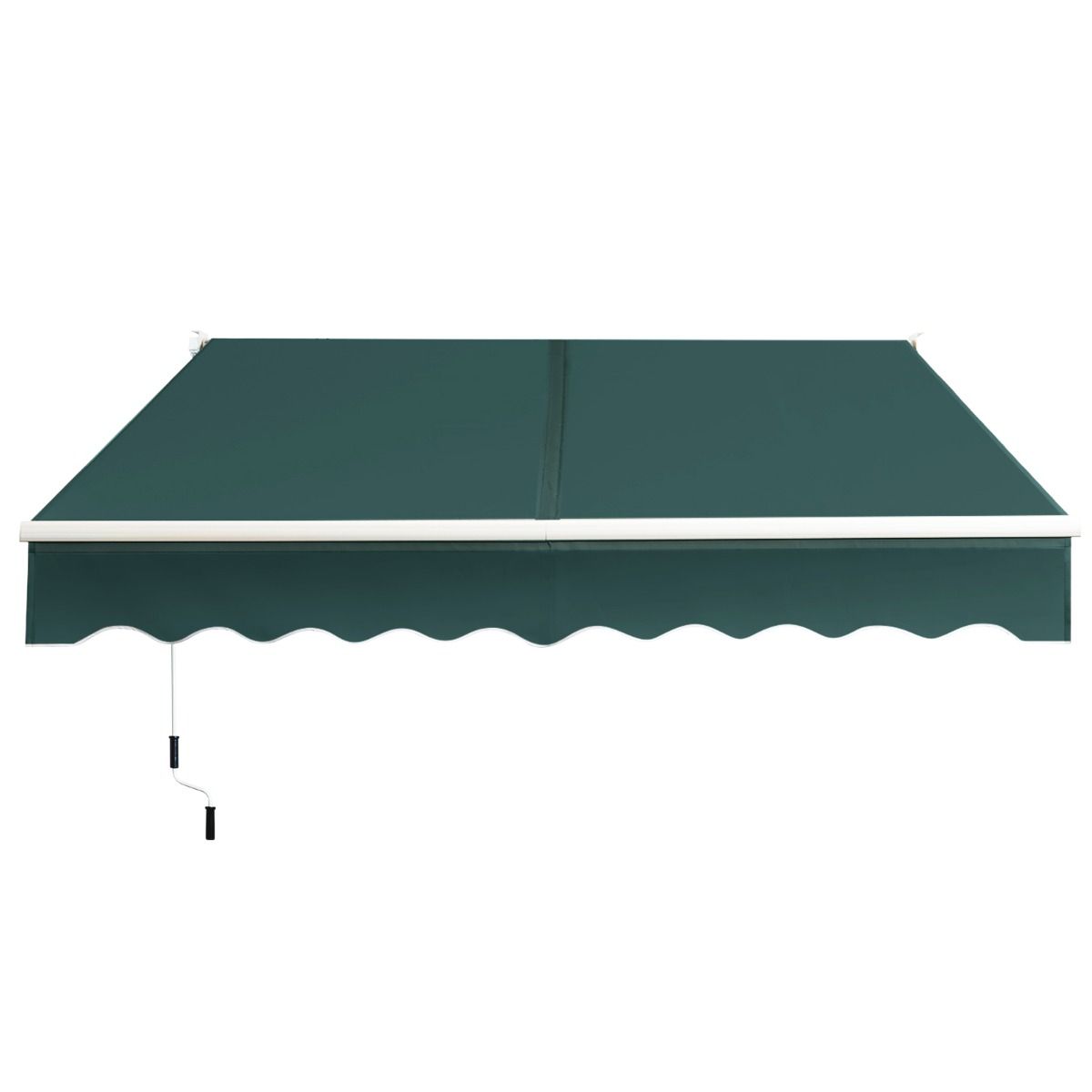 Coast einziehbare Markise – Aluminiumrahmen – einstellbarer Neigungswinkel – grün 245 x 200 cm