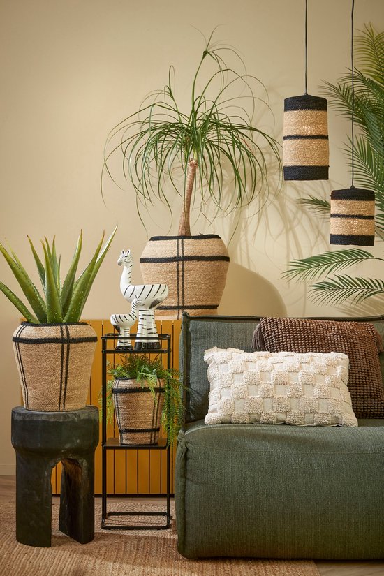 In The Mood Collection Nikki Dekoratives Kissen - 55 x 35 cm - Baumwolle - Beige