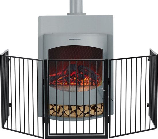 Metall-Ofengitter / Kaminzaun - 300 cm - Inkl.