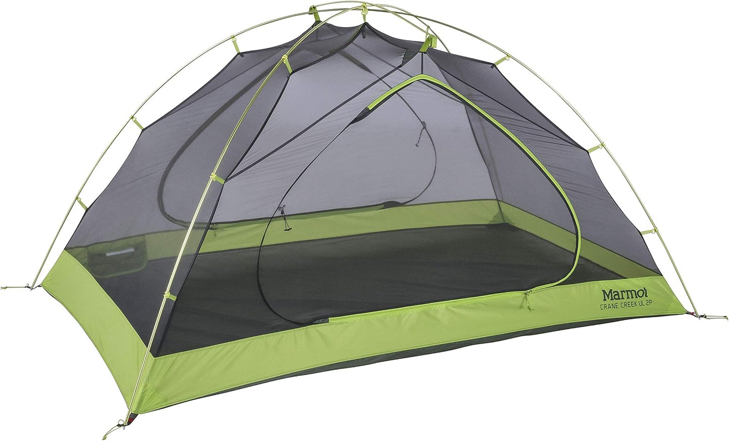 Marmot Crane Creek 2-Personen-Kuppelzelt – Macaw Green/Crocodile – 210 x 140 x 110 cm