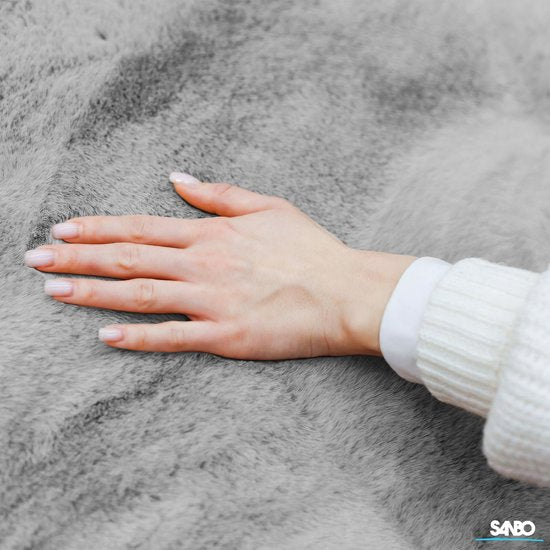 Sanbo Electric Blanket - 120 x 160 cm - Maschinenwaschbar - Decke - 1 Person - 3 Stufen - Mit Timer - Wärmedecke