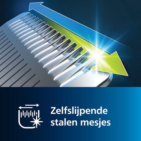 Philips All-in-One-Trimmer Serie 5000 - Mit 12 Aufsätzen - 11 Längeneinstellungen - Silber