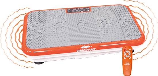 Vibro Shaper – Vibrationsplatte mit Oszillationstechnologie strafft den Körper – Powerplate trainiert alle Muskelgruppen – inklusive Power-Stretchbänder