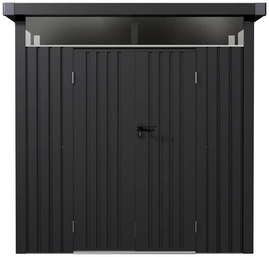 Metallgerätehaus / Lagerschuppen / Gartenhaus Luzern - Anthrazit - 5,2 m²