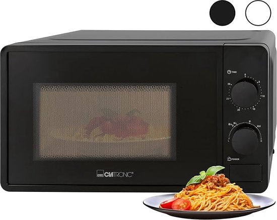 Clatronic MW 791 Schwarz Solo-Mikrowelle für die Arbeitsplatte 20 l 700 W