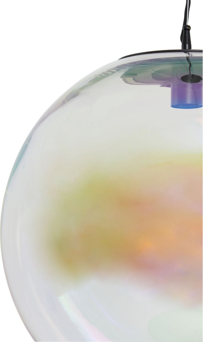 Light & Living Hängeleuchte Medina - Mehrfarbiges Glas - Ø48cm - Modern & Elegant für Wohnzimmer, Schlafzimmer oder Esszimmer