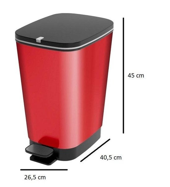 Chic Bin Style M - 23L - 26.5x40.5x45cm - Rot
