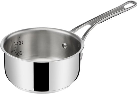 Jamie Oliver by Tefal Cook's Classic – Kochgeschirrset – 4-teilig – Mit Deckel – Induktion – Edelstahl – Für alle Herdarten geeignet