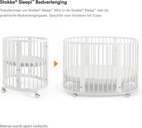 Stokke® Sleepi™ Erweiterungsset für das Kinderbett – Weiß