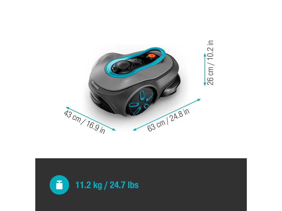 Gardena Smart Sileno Free 1200 Mähroboter – Leise und effizient – inklusive App-Steuerung