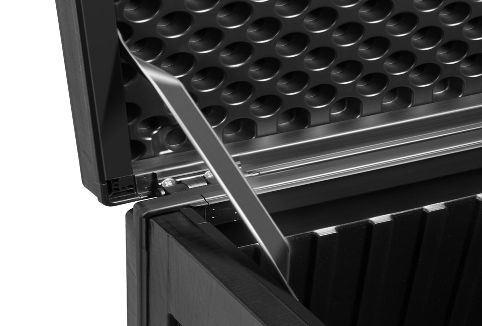 Hortensus 390-Liter-Aufbewahrungskoffer - Schwarz - 152x56x11cm - 200KG+