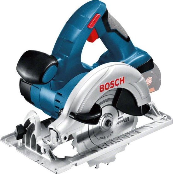 Bosch Professional GKS 18V-57 G – Akku und Ladegerät nicht im Lieferumfang enthalten, 1x Sägeblatt „Standard for Wood“ 165 mm, Absaugadapter, Innensechskant, Parallelanschlag