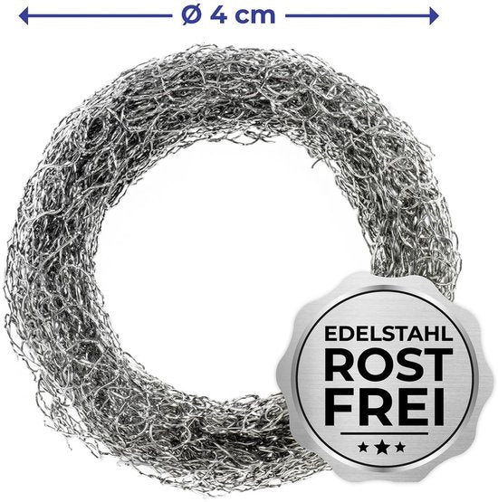 Kalkfilter Mod. Hexi Edelstahl-Kalkschutz Wasserkocher-Zubehör Entkalker Kalkfilter energiesparend ohne Chemikalien 2er-Set 4 x 2 cm silber