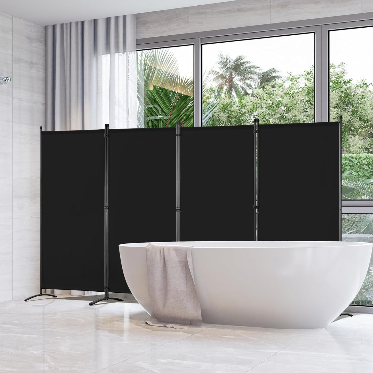 Angel Living Raumtrenner - Schwarz - 324 x 169 cm - 324 x 169 cm