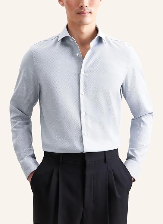 seidensticker Extra Slim Fit Langarm Business Hemd Herren Hemd - Größe XL - Grün