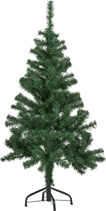 Arti Casa Kunst-Weihnachtsbaum 120 cm – Fichte für Weihnachten mit Weihnachtsbaumständer – Weihnachtsbaum aus Kunststoff – Weihnachtsdekoration für den Innenbereich – Grün