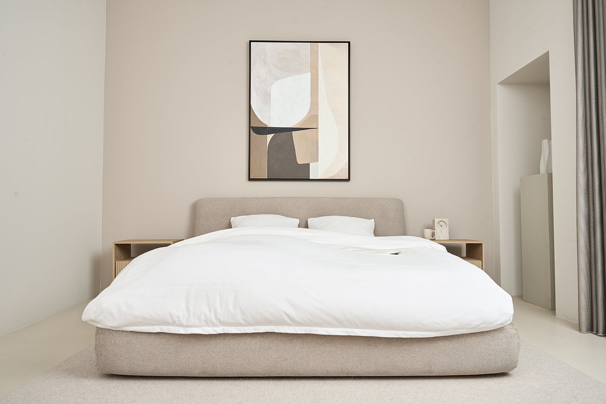 SJUMO Silky Smooth - Fresh White - Bettbezugsset - 220 x 200cm