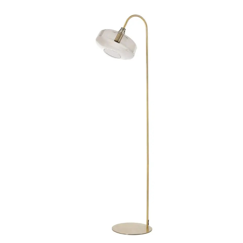 Light & Living Stehlampe Solna – Antikbronze mit Rauchglas – 45 x 29,5 x 160 cm