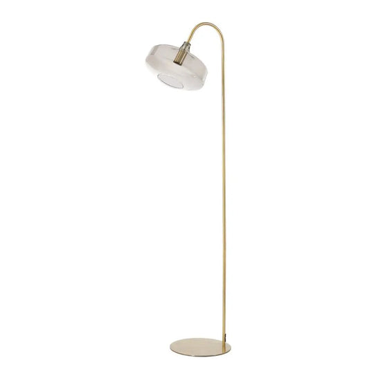 Light & Living Stehlampe Solna – Antikbronze mit Rauchglas – 45 x 29,5 x 160 cm