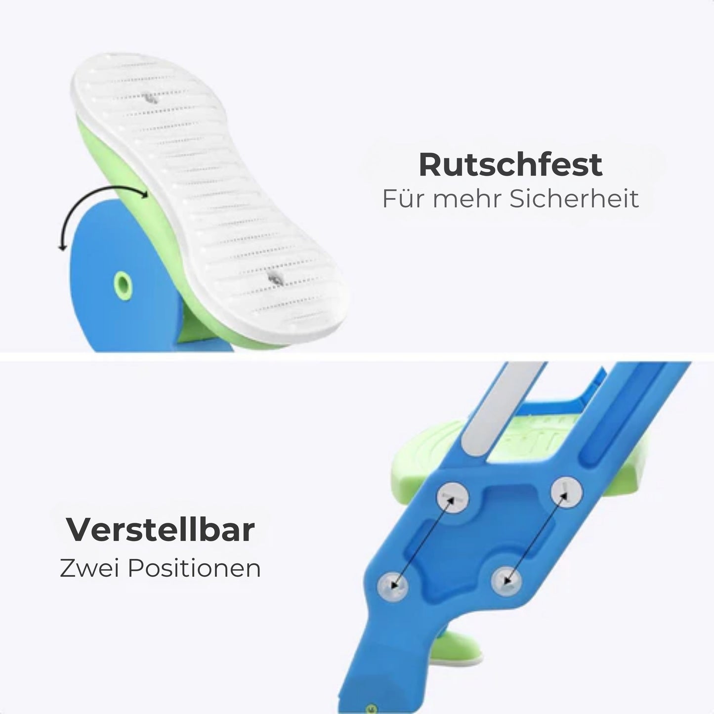 LifeGoods Toilettensitzverkleinerer - Töpfchen Kleinkind - 2 bis 7 Jahre - Grün/Blau