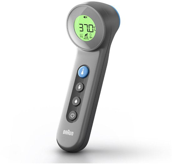 Braun BNT400B Age Precision Touch/No Touch Fieberthermometer Anthrazit