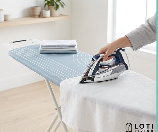 Loti Living Bügelbrettbezug 124 x 38 cm – Breeze – Bügelbrettbezug – Komplettset – Universal