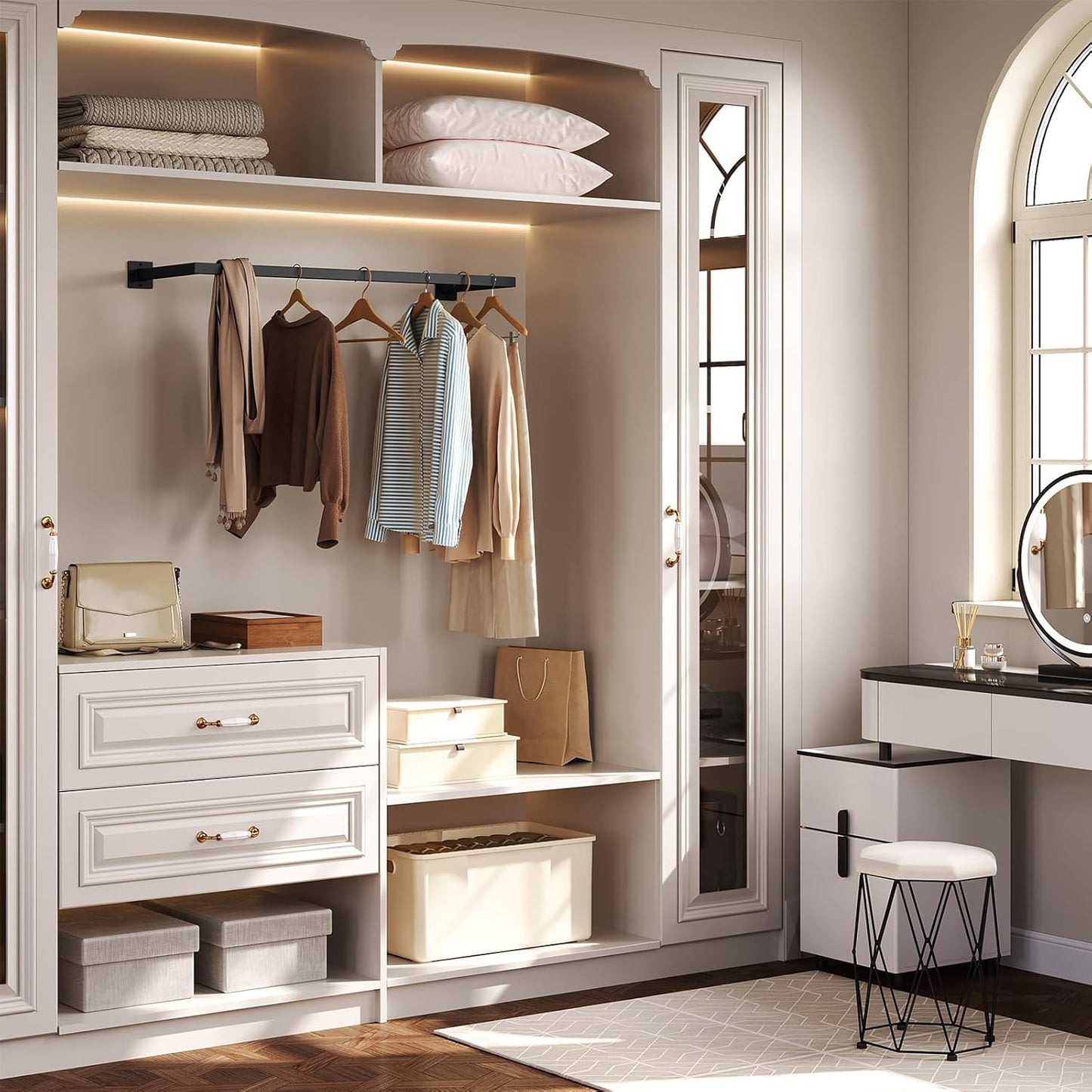 eSituro Wandgarderobe Industrie schwarz - 94 x 30 x 6,5 cm - platzsparender Wandgarderobenständer bis zu 50 kg