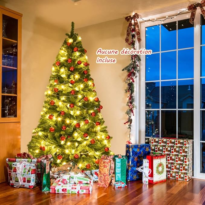 Coast Künstlicher Weihnachtsbaum Grün - 270 cm - 2132 PVC-Zweigspitzen - Mit Metallständer