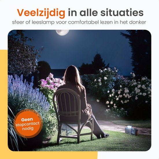 Goliving Emergency Radio - 17 x 9 x 4 cm - Tragbares Radio - Powerbank Solar aufrollbar - Taschenlampe aufladbar - Digitaler Wecker - Bluetooth - 10000 mAH - 80 dB - Schwarz