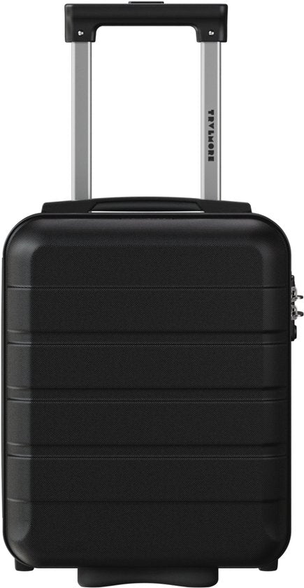TRVLMORE Handgepäckkoffer – 40 x 30 x 20 cm – Unter-dem-Sitz-Koffer – 24 l – TSA-Schloss – 2 Rollen – Schwarz